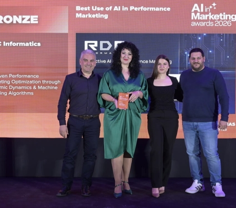 Βραβείο Best Use of AI in Performance Marketing για την RDC Informatics